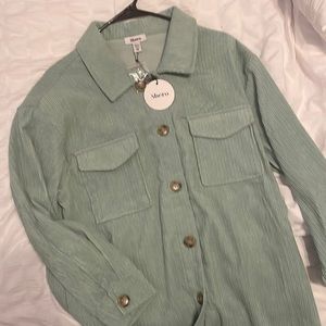 Shero NWT Corduroy Jacket, Sea Green